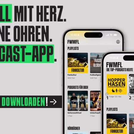 Fußball hören. Leidenschaft fühlen.