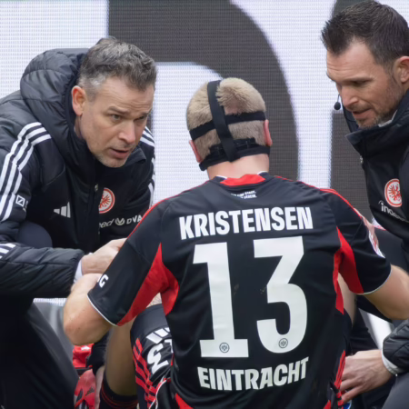 Syndesmose-OP: Eintracht-Verteidiger Kristensen droht das Saison-Aus 