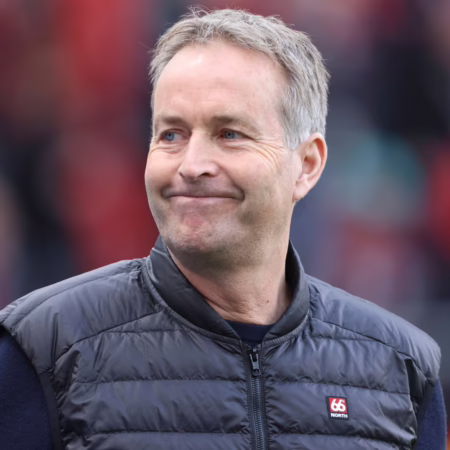 Hjulmand lächelt Druck und Probleme weg 