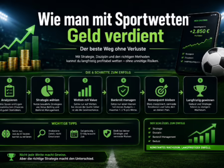 Wie man mit Sportwetten Geld verdient Der beste Weg ohne Verluste