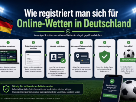 Wie registriert man sich für Online Wetten in Deutschland